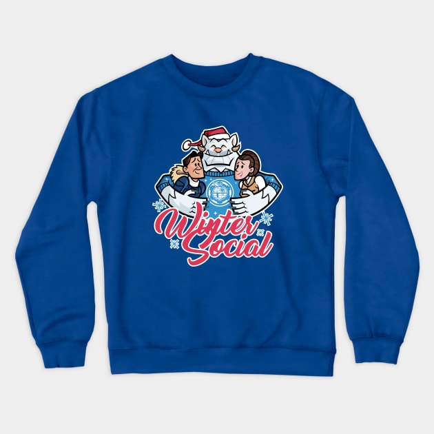 GASWC Winter Social Crewneck Sweatshirt by GASWC